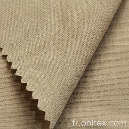 Linon d&#39;imitation en polyester OBL22-C-063 pour robe